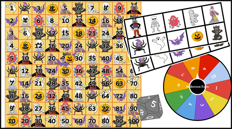 Halloween Games – Multiplication/Division facts