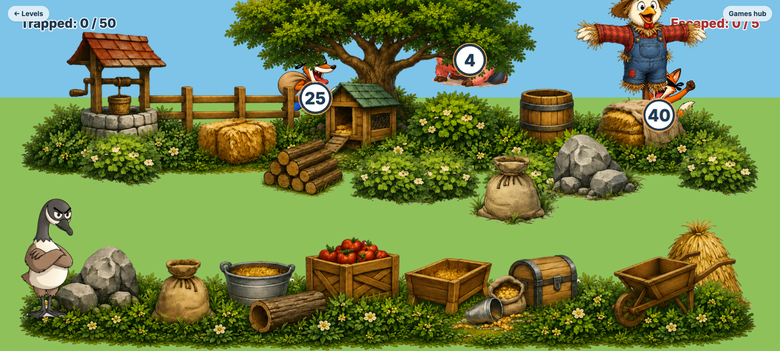 Spot the Fox — Skip count by 5