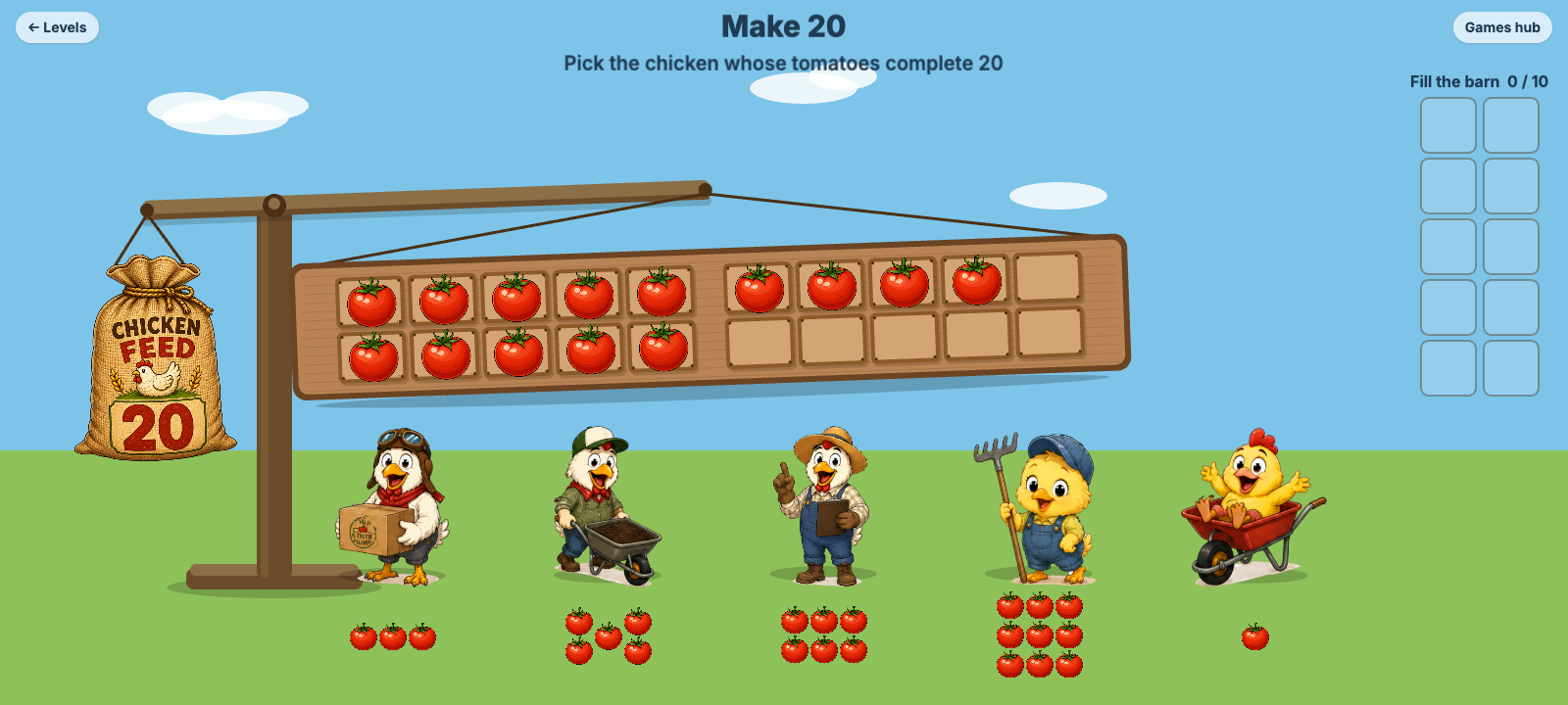 Balance the Scale — Make 20
