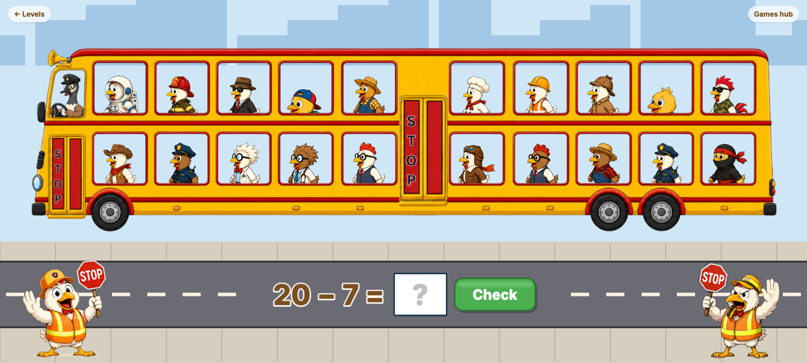 Subtract Squad — All Aboard, All Off!