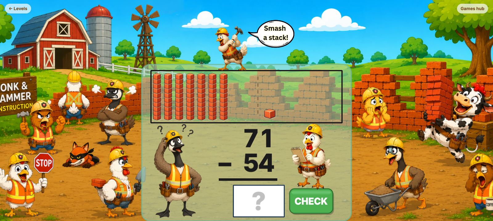 Subtract Squad — Smash the Stack