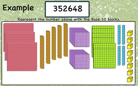 Representing numbers using Base 10 Blocks (up to 6 digits) Printable ...