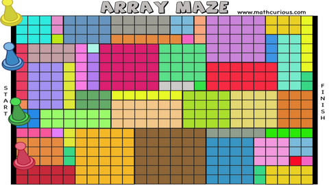 Free print to play-Array Maze | Mathcurious