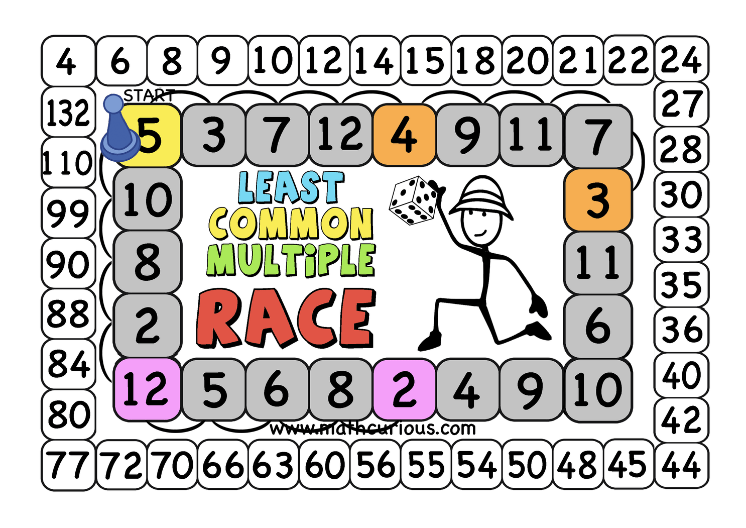 LCM Race – Finding LCM (game) | Mathcurious