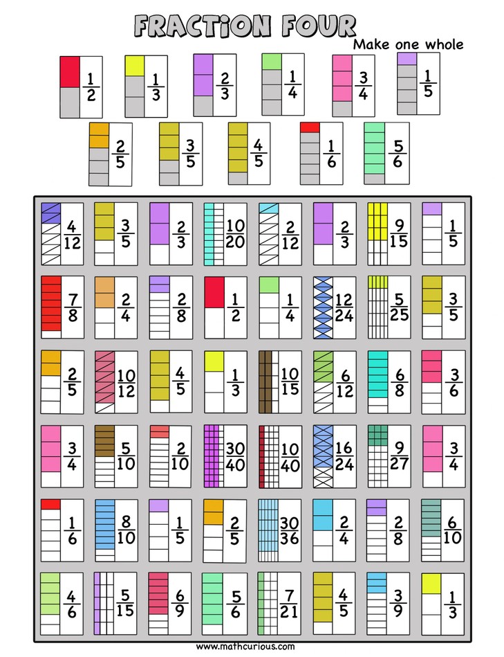 Fraction Four (Make one) | Mathcurious
