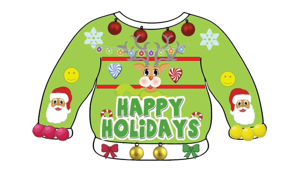 Hãy sáng tạo và tạo ra áo len giáng sinh xấu xí của riêng bạn! Với sự trợ giúp từ hình ảnh của chúng tôi, bạn có thể tự tay tạo ra một bộ quần áo dễ thương và đầy màu sắc cho mùa lễ này!