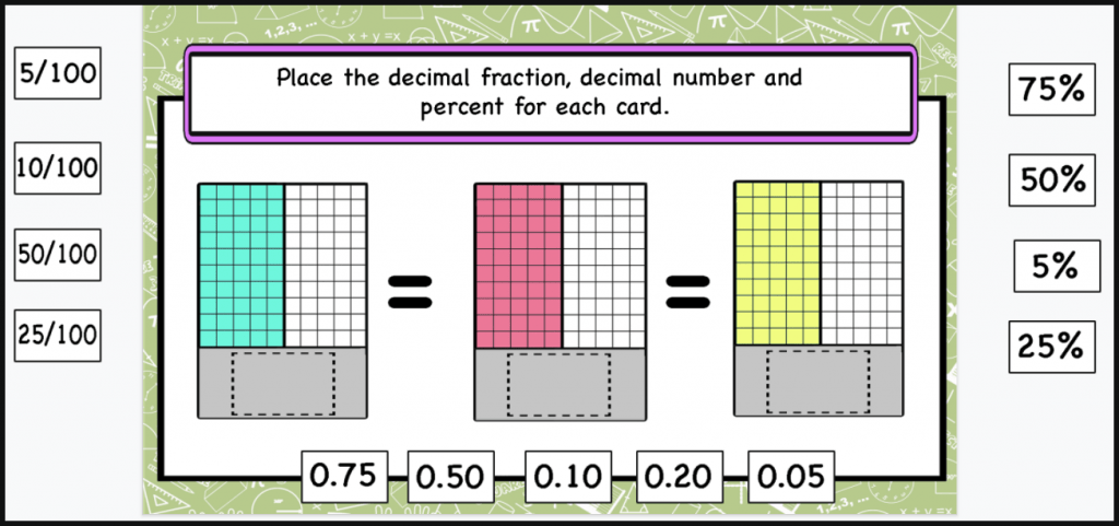 Decimals, Decimal fractions, Percentages – print and digital | Mathcurious