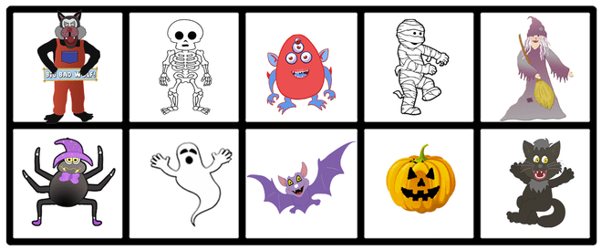 Halloween Multiplication and Division Fact Fluency Boom Cards™