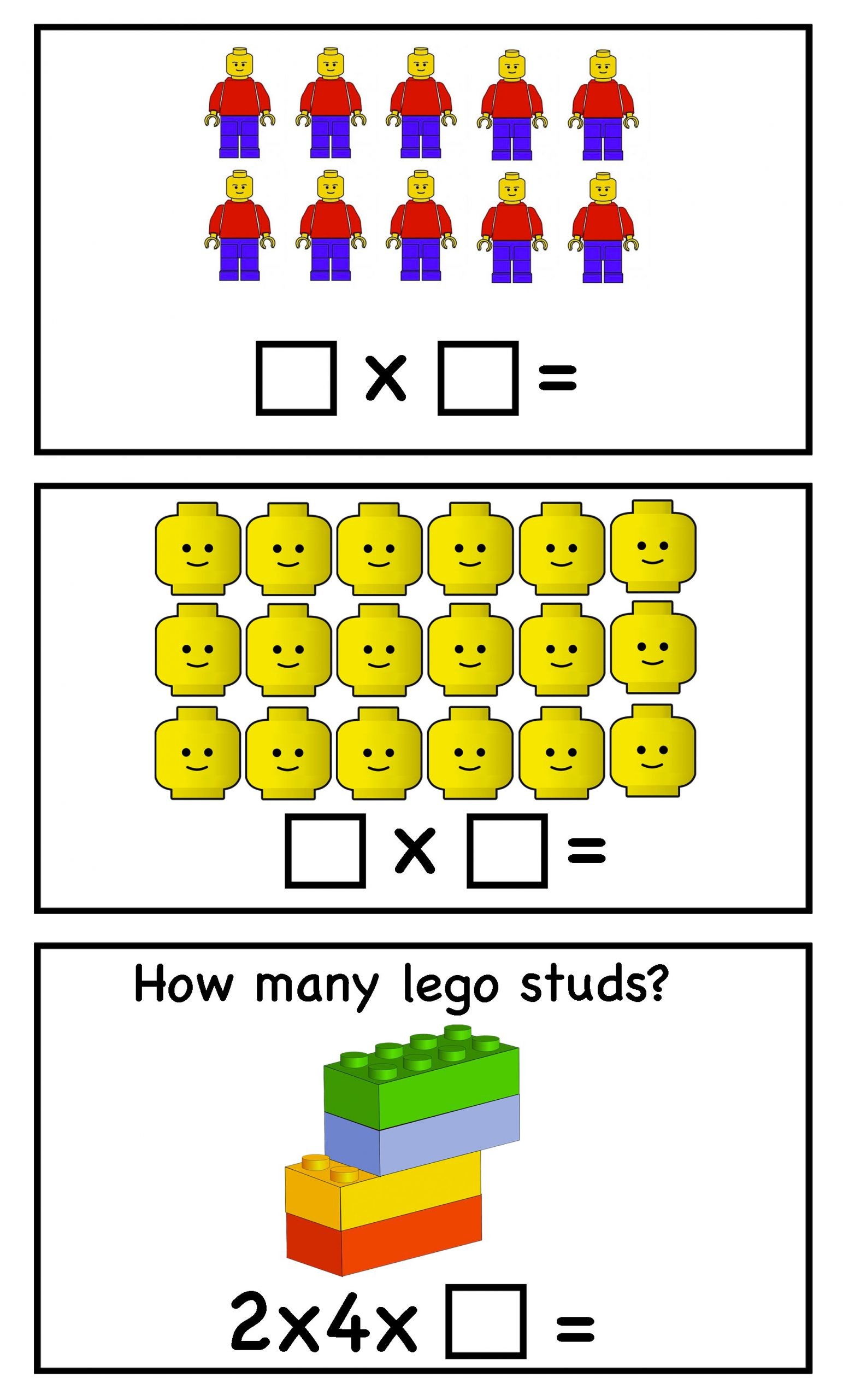 Starting With Multiplication Arrays And Area Models Activities 