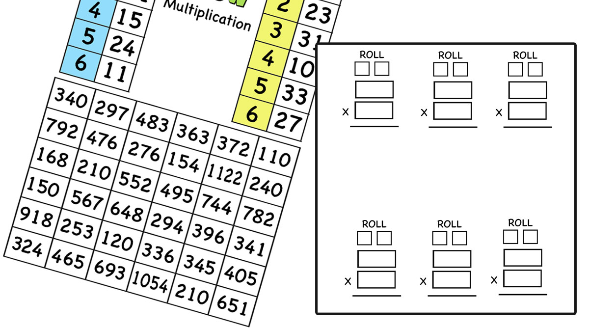 MultiDigit Multiplication Games Print and digital Mathcurious