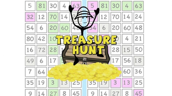 Treasure Hunt- Mental math practice (+google slides version)