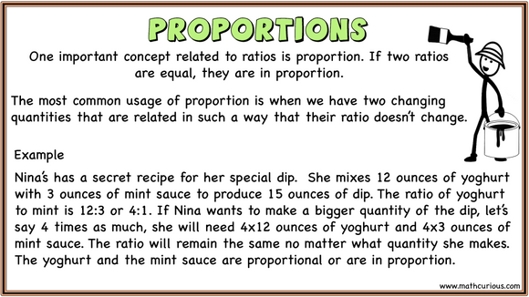 ratios and proportions in everyday life
