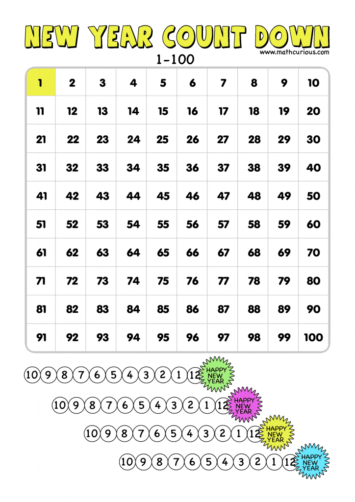 New Year Countdown- Games | Mathcurious