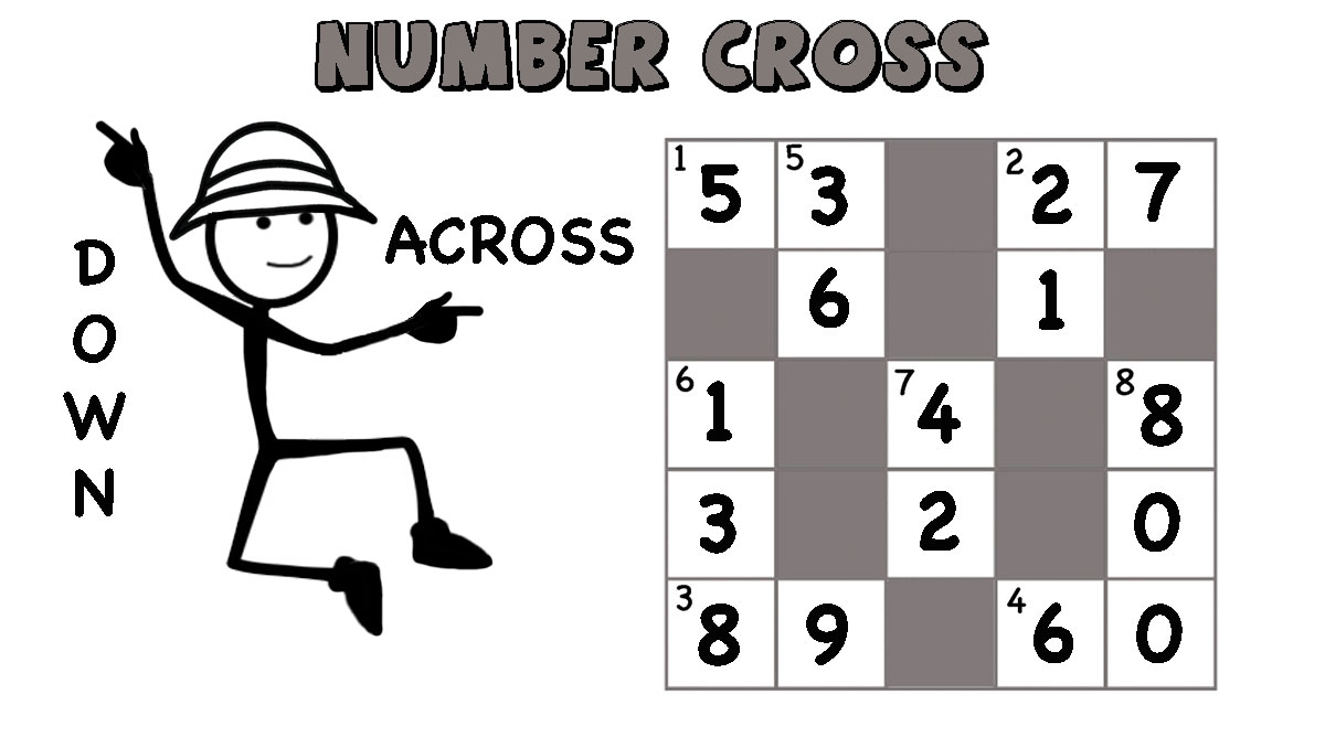 Number Crosses (+google slides version)  Mathcurious Inside Double Cross Math Worksheet Answers