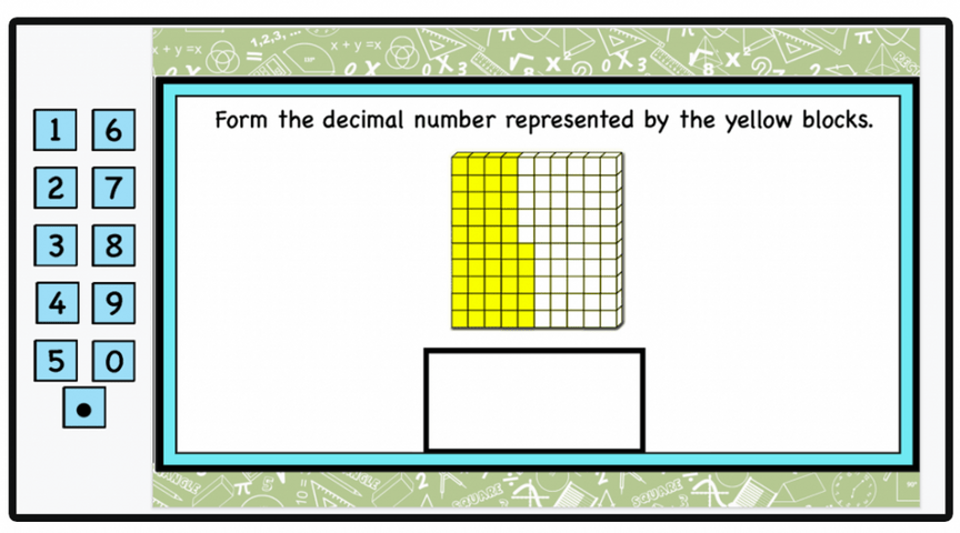 interactive base ten blocks for decimals